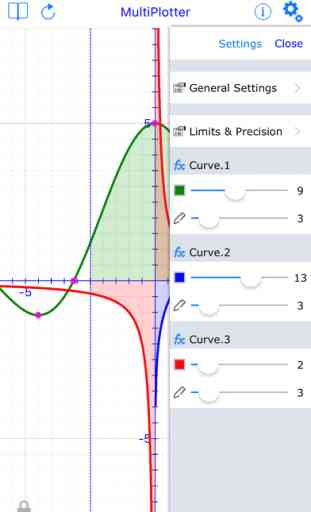 Multi Plotter : calculatrice graphique facile 4