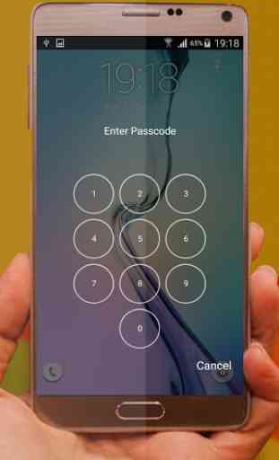 Verrouiller l'écran Galaxy S6 4