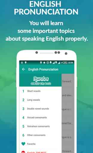 Anglais Prononciation - Awabe 1