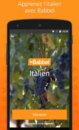 Apprendre l'italien : Babbel 1