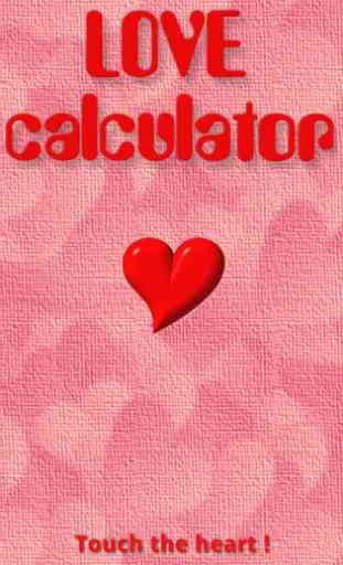 Calculatrice de l'amour 1