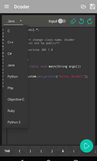 Dcoder, Mobile Compiler IDE 2