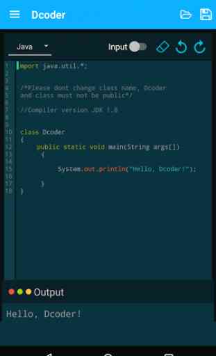 Dcoder, Mobile Compiler IDE 4