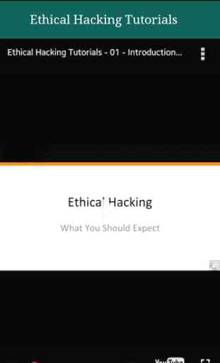 Ethical Hacking Tutorials 3