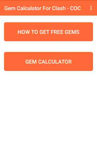 Gem Calculator For Clash - COC 2