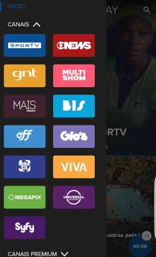Globosat Play: Programas de TV 1