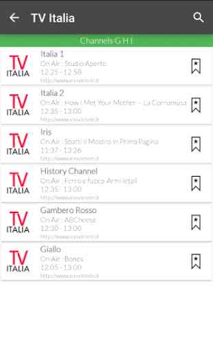Italia Live TV Guida 4