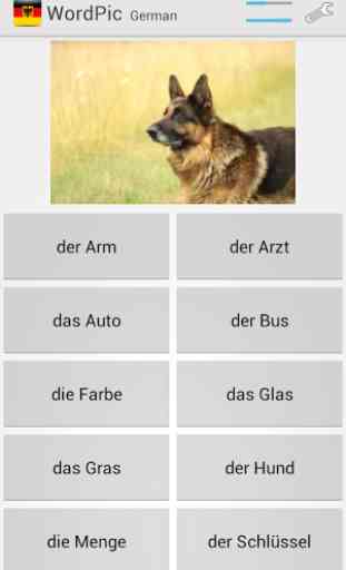 Learn German with WordPic 3