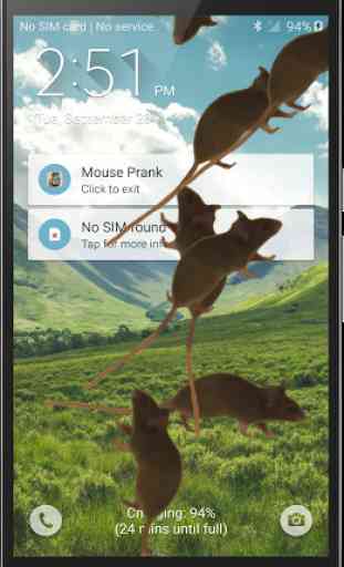 Mouse run in phone Prank 3