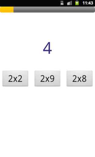 Multiplication table 3
