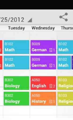 My Class Schedule (gratuit) 2