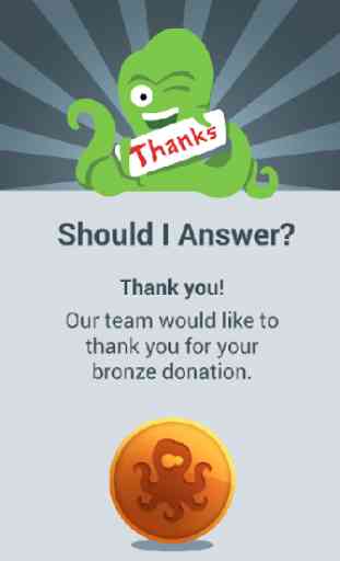 Should I Answer Donation Bronz 1