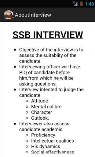 SSB INTERVIEW 2