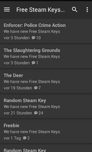 Steam Keys 1
