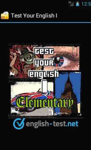 Test Your English I. 1