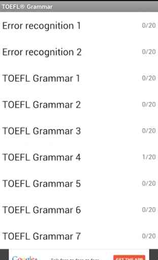 Exam English: TOEFL® Grammaire 1