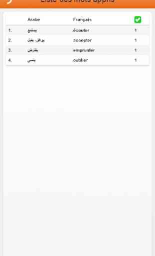 Vocabulaire Arabe gratuit 3