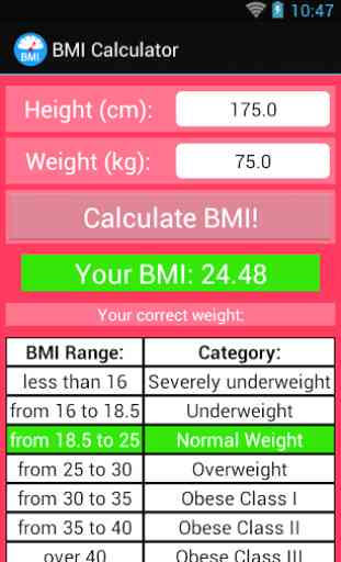 BMI Calculatrice 2