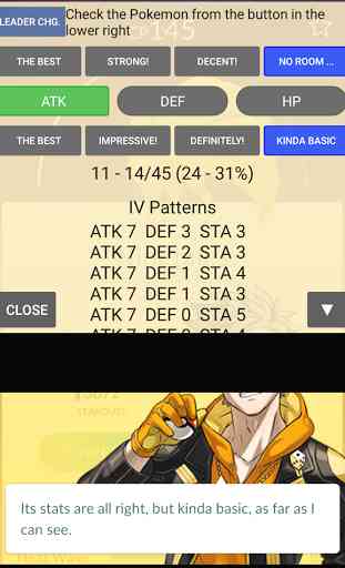 Calculateur IV pour PokémonGO 3