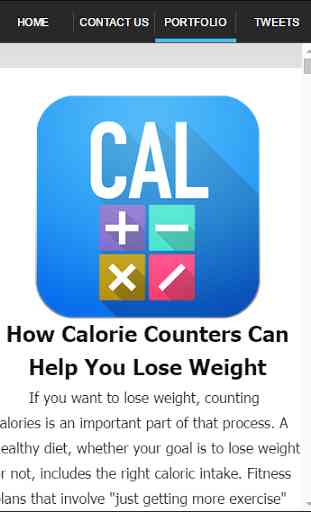 Calculatrice de calories compt 3