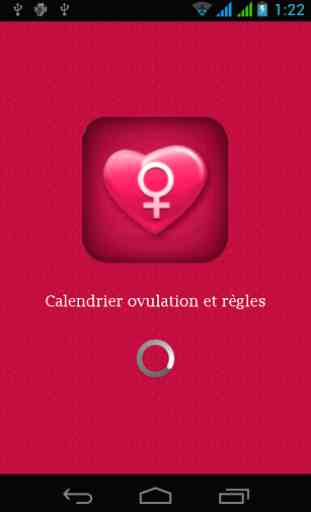 Calendrier ovulation et règles 1