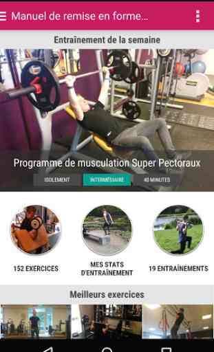 Exercices de musculation 1