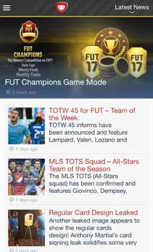 FUT 17 News Ultimate Team 1