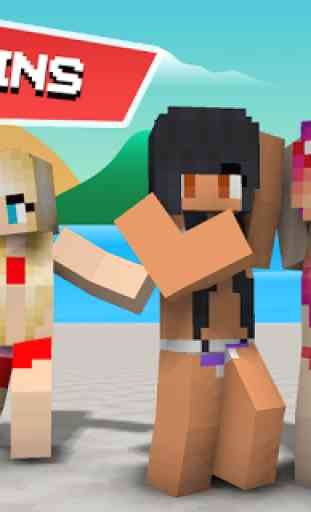 Hot Girl Skins for Minecraft 1