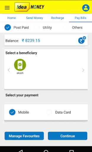 Recharge, Bill Payment, Wallet 4