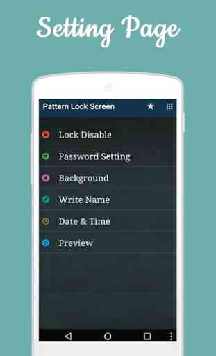 Knock lock Pattern Lock 1