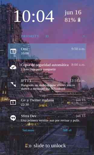 Lock Screen IOS 10 - Phone7 1