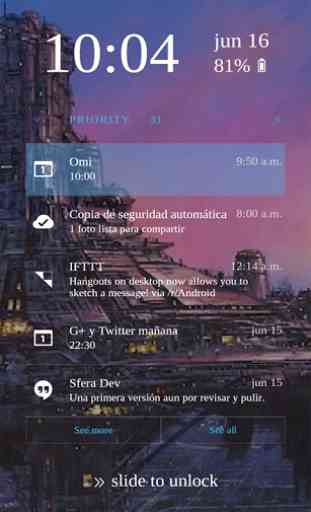 Lock Screen IOS 10 - Phone7 4