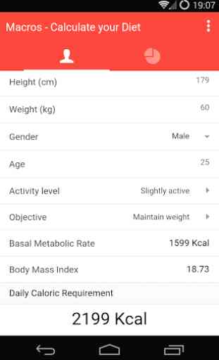 Macros - Calculate your Diet 1