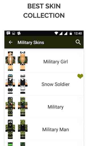 Military Skin for Minecraft PE 2
