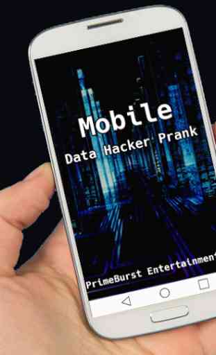 Mobile Hacker de données Prank 1