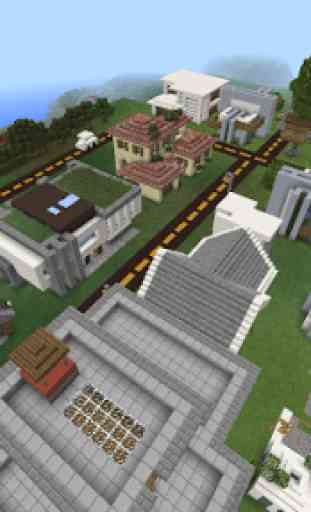 Modern City map for Minecraft 3