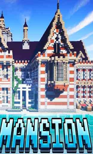 Modern Mansion maps for MCPE 3
