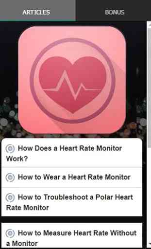 Moniteur de fréquence cardiaqu 1