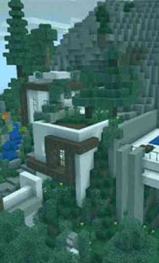 Mountain House Minecraft Map 1