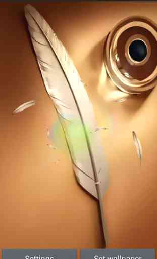 Note feather wallpaper 2