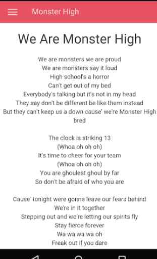 Paroles de Monster High 3