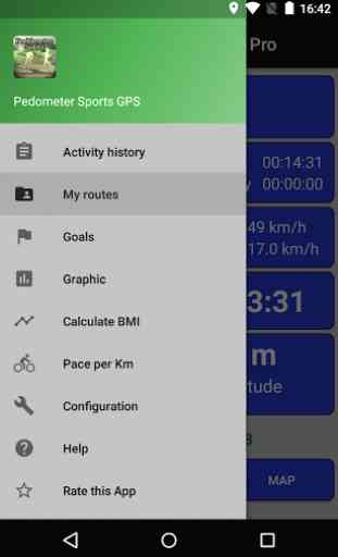 Pedometer GPS Sport 2