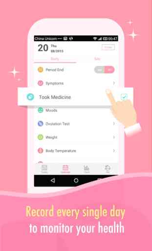 Pink Daily - Period Tracker 3