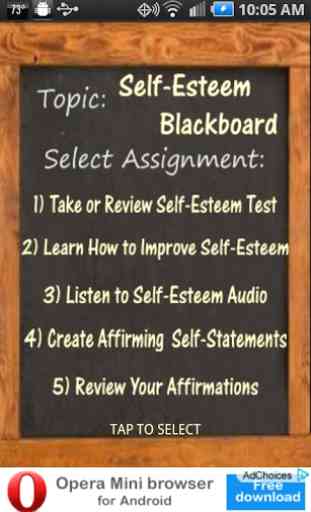 Self-Esteem Blackboard 1