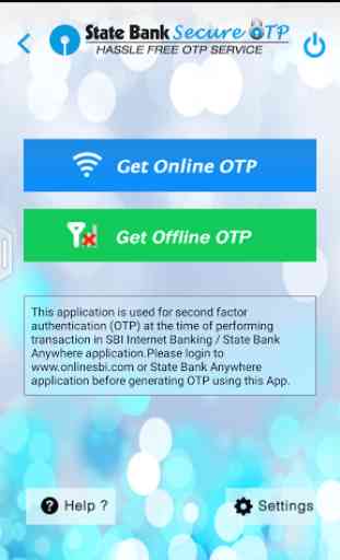 State Bank Secure OTP 2