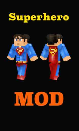 Superhero mod for Minecraft PE 3