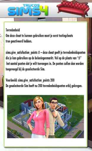 Trucos pour Sims 4 3