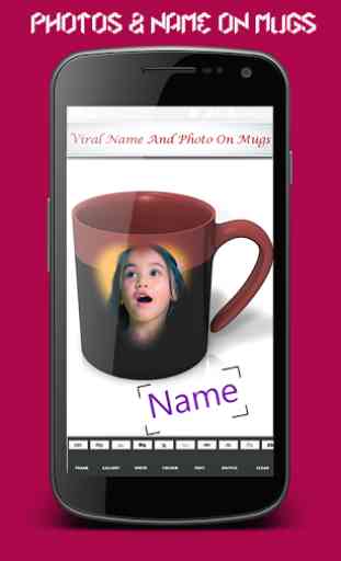 Viral Name & Image On Mug 2
