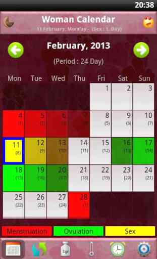 Woman Calendar /Period  + 1