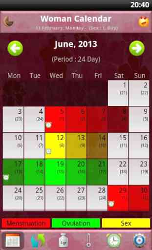 Woman Calendar /Period  + 2